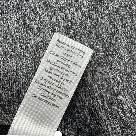 Athleta Pacifica Crosscurrent Hooded Jacket S Heather Gray, Ruched Zip, UPF - Picture 7 of 14